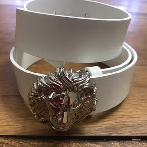 Versace Versus Belt w/ Lion head buckle . Fierce!